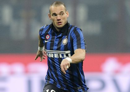 Wesley Sneijder. Foto www.imagephotoagency.it -