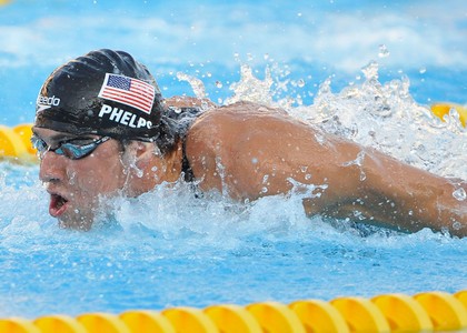 Michael Phelps. Foto www.imagephotoagency.it -