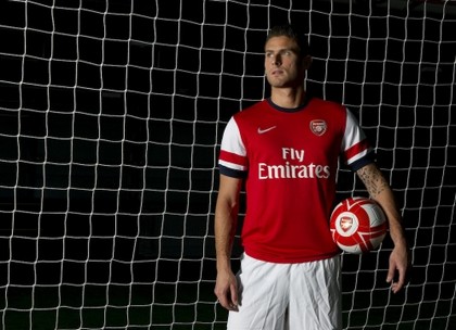 Olivier Giroud. Foto www.arsenal.com -