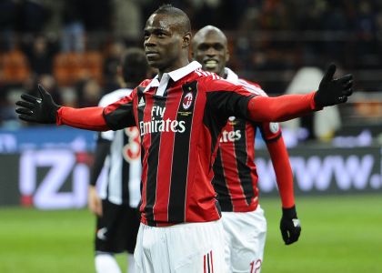 Mario Balotelli esulta. Foto www.imagephotoagency.it -