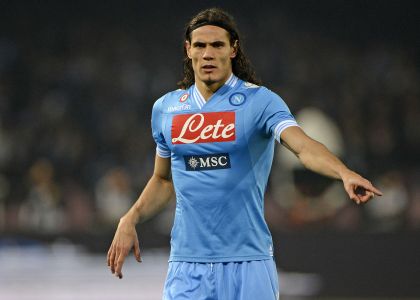 Edinson Cavani. Foto www.imagephotoagency.it -