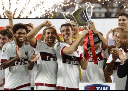 Risultati immagini per montolivo trofeo tim champions