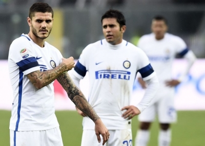 La delusione di Icardi e Eder - Foto www.imagephotoagency.it