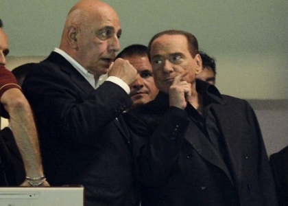 Adriano Galliani e Silvio Berlusconi - Foto www.imagephotoagency.it