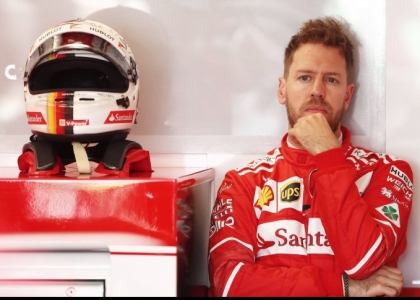 Sebastian Vettel, pilota Ferrari - Foto www.imagephotoagency.it