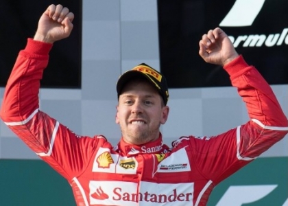 Sebastian Vettel, pilota della Ferrari - Foto www.imagephotoagency.it