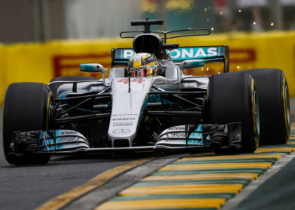 La Mercedes di Lewis Hamilton - Foto www.imagephotoagency.it