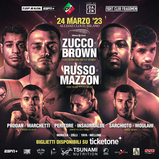 Venerdì 24 marzo, grande boxe all’Allianz di Milano.