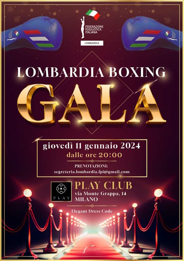 Le eccellenze del pugilato regionale al Lombardia Boxing Gala