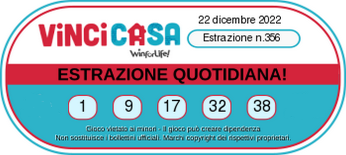 VinciCasa -   Giovedi 22 Dicembre  2022