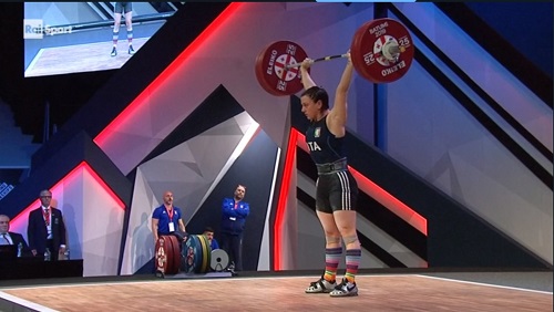 Pesi, Europei 2019: bronzo per Giorgia Bordignon nello strappo