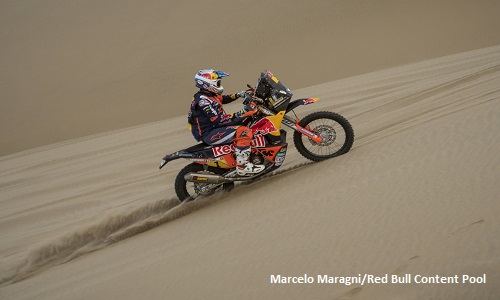 Dakar 2018, terza tappa: Sunderland torna in vetta nelle moto