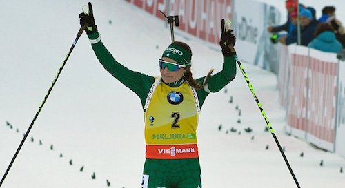 Biathlon, impresa Wierer: vittoria a Hochfilzen