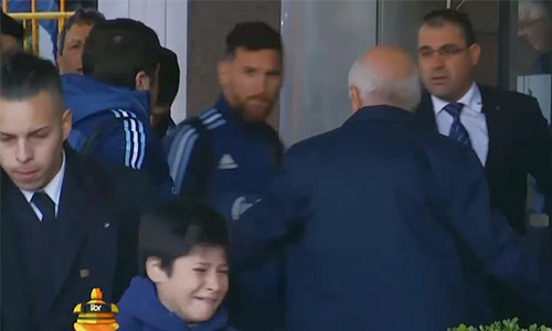 Messi si arrabbia con la sua security