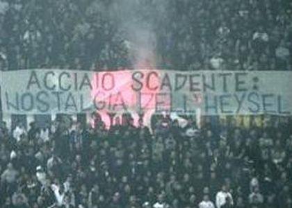 Striscione-vergogna sull'Heysel: Inter multata