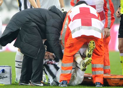 Juve: otto punti di sutura per Del Piero