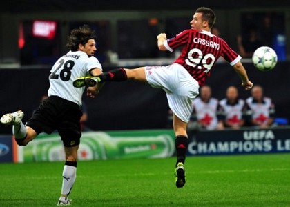 Champions, Milan-Plzen 2-0  FINALE