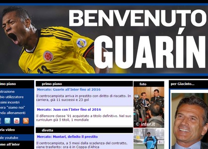 Inter, ufficiale: ecco Guarin