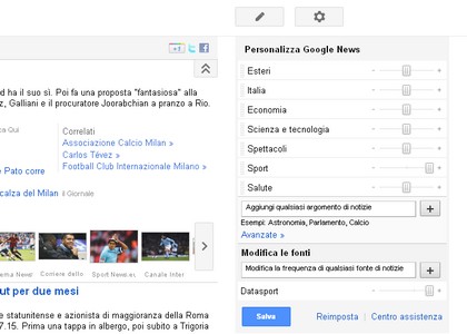 Google News cambia, Datasport cresce