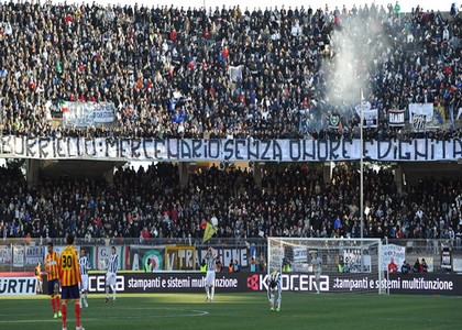Juve: striscione contro Borriello