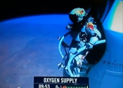 Baumgartner record: primo uomo oltre muro del suono