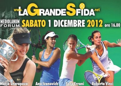 La Grande Sfida: Errani-Vinci contro Sharapova-Ivanovic. Video