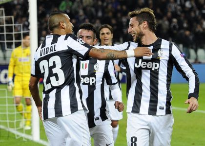 Champions: reazione Juve, poker al Nordsjaelland