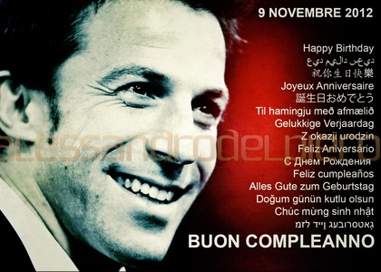 Buon compleanno Alessandro Del Piero