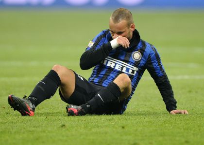 Inter: risentimento muscolare per Sneijder