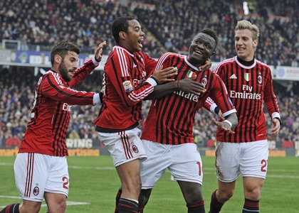Serie A: tris al Cesena, Milan in vetta