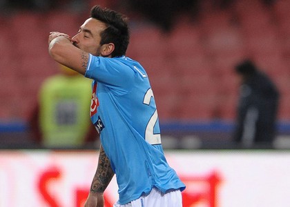 Serie A: Lavezzi affonda l'Inter, Napoli in festa