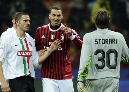 Chiellini contro Ibrahimovic: 