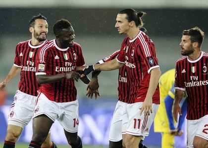Serie A: Muntari gol, il Milan non si arrende