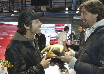 Tapiro d'oro a Valentino Rossi: 