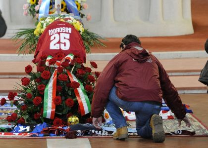 L'ultimo saluto a Morosini