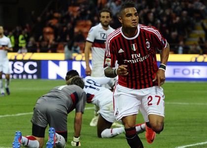 Serie A: lampo Boateng, che fatica per il Milan!