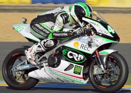 Rec sale in sella eCRP, la moto elettrica modenese vice campione del Mondo