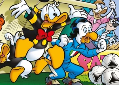 La Nazionale di Prandelli su Topolino