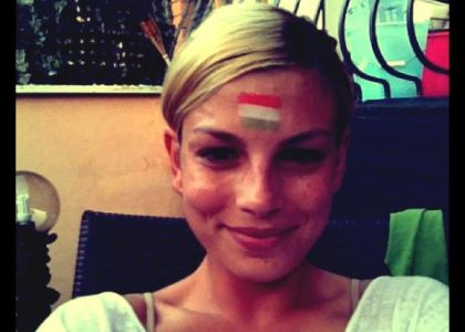 Emma Marrone e il tricolore sbagliato