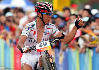 Londra 2012, mountain bike: Fontana di bronzo