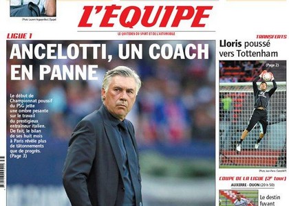 Psg: Ancelotti già sotto processo
