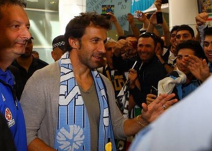 Dall'Australia: Del Piero, sbarco trionfale a Sydney