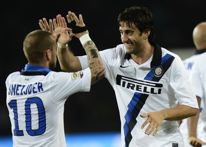 Serie A: Milito-Cassano, l'Inter doma il Toro