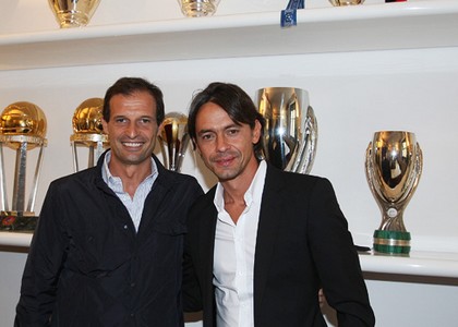 Milan, torna il sereno tra Allegri e Inzaghi