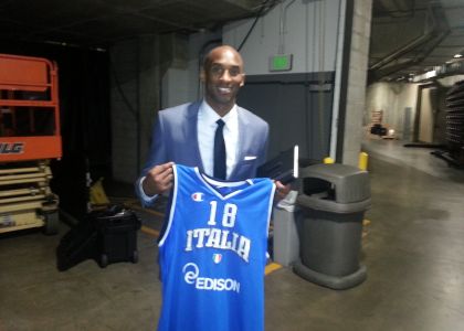 Kobe Bryant tifa Italia: 