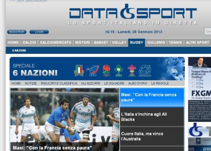 6 Nazioni 2013: lo speciale di Datasport. Live