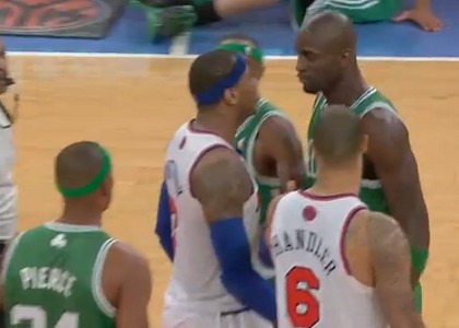 Nba: duro scontro tra Anthony e Garnett