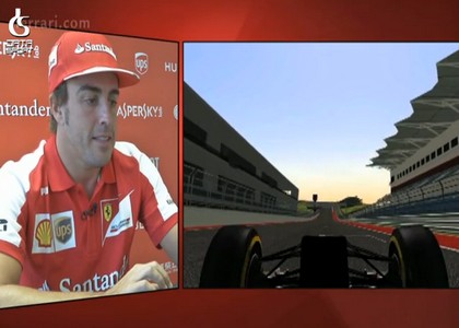 Ferrari, Alonso presenta il Gp Stati Uniti. Video