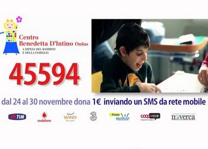 Aiuta i bambini con gravi disabilità: manda un sms al 45594
