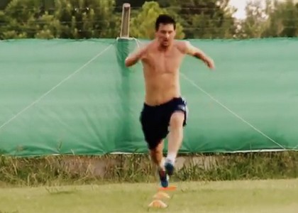 Barcellona, Messi: allenamento duro a Rosario. Video